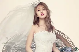 FIESTAR成员金珍熙婚纱写真图片