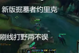 新版掘墓者开创LOL新技能，幽灵在线上补兵他在野区扫荡视频封面