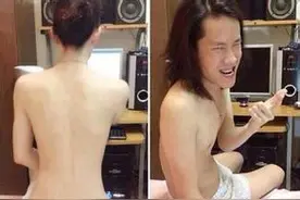 背影杀手：艾玛，吓死宝宝了~图片