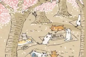 来自插画师Ms. Cat笔下整张纸的喵星人图片