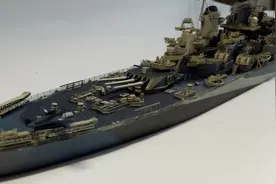 经典战列模型：1944版1/700衣阿华级密苏里图片
