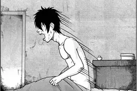 恐怖漫画《脸颊暗疮密集症》图片
