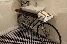 废旧自行车巧改造 都要被玩坏了好么?图片