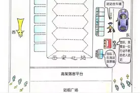 9月1日起，西安北站二楼高架候车厅车辆行驶流线将有新的变化！图片