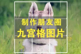 简单一招制作微信朋友圈的九宫格图片图片