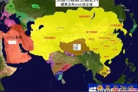 唐朝疆域变化图图片