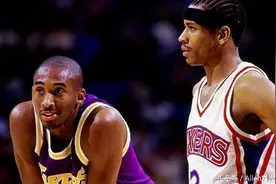 回顾艾弗森vs科比第一次交手和最后一次交手。图片