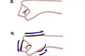 看我给你一拳，拳头的简单绘画教程图片