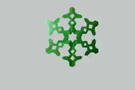 剪纸：窗花 图案（三）——雪花，简单 折纸 剪纸图片