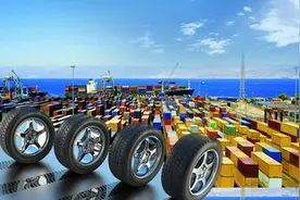 建新轮胎开足马力出口美国图片