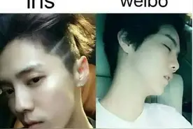 鹿晗在INS和微博上竟然是这样的，说好的雨露均沾呢？！图片