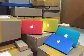 彩色苹果MacBook笔记本 竟然有点美图片