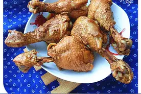 扒鸡腿 小胖子的最爱图片