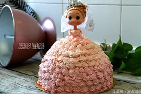给孩子亲手做个芭比公主蛋糕，低油低糖无色素，详细制作过程奉上图片