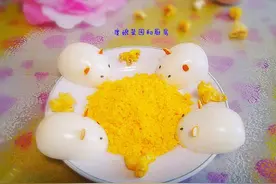 教您用鸡蛋做萌萌哒小老鼠，蛋黄里面加它，孩子从此爱上吃鸡蛋！图片