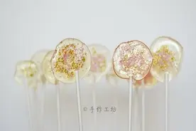 美女的最爱，DIY手作闪光棒棒糖！图片