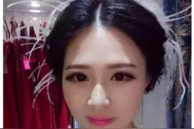 平常不化妆的女生，在化新娘妆后的变化(组图)图片