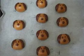 简单易学，可爱不乏美味的狗仔咖啡饼干图片