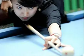 台球其实也挺适合女孩纸图片