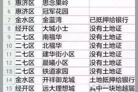 买房不看土地证 后果很严重！（郑州土地证问题小区名单.xls图片