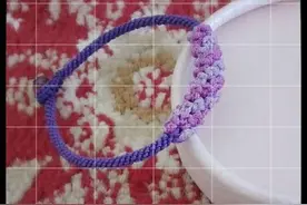 紫色风信子手绳  diy手工部落图片