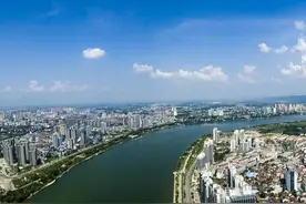 航拍汉中高清全景图图片