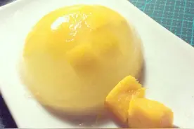芒果果冻简易制作方法一则~图片