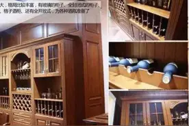 酒柜定制样式推荐，实木酒柜一款就够！图片