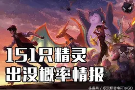 1亿数据统计：Pokemon GO全精灵出没情报汇总图片