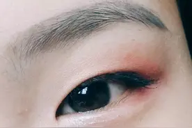单眼皮眼影这样画图片