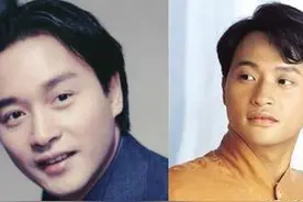 最逗的撞脸，陈志朋和张国荣太像了，你能分清吗？图片