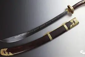 清代著名的冷兵器：牛尾弯刀图片