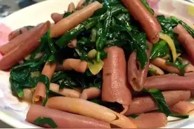 韭菜炒海肠,男人的加油站,女人的美容院图片