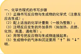 初中化学：4张图，教你如何配平！图片
