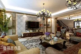 青特花溪地三层联排别墅268平36万，装修效果图图片