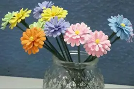 重阳节手工粘土菊花教程图片