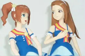 粉丝潜力无限大 日本网友制作美少女纸模型图片