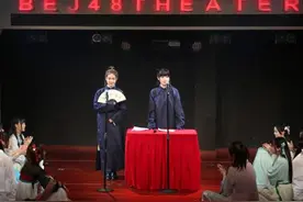 美少女相声小品齐上阵  BEJ48中秋公演大秀传统文化图片