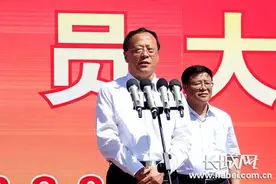 水曹铁路项目全线开工动员大会在我区举行图片