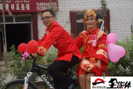 洋气！新疆80后小伙骑单车娶媳妇儿 50多名骑友组成迎亲队图片