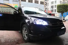 汕头本田CRV汽车音响改装德国7系+美国捷力图片