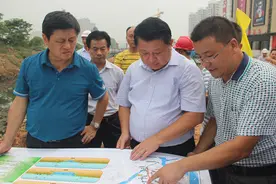 邓庆忠副市长率队到水口街道召开洛塘渠水环境综合整治工程现场推进会图片