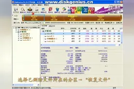 使用DiskGenius恢复误删除文件图片