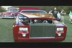 世界仅两台 价值不菲！嚣张改装的劳斯莱斯敞篷车图片