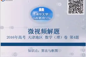 2016年高考理科数学天津卷——第四题视频封面