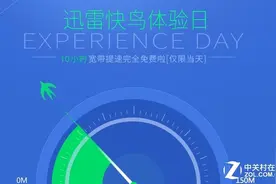 迅雷快鸟体验活动开启 免费提速10小时图片