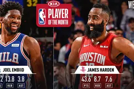 NBA昨夜要闻：哈登、大帝领衔月最佳 韦德司机进全明星！图片