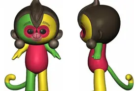 毛茸茸变光溜溜，“猴年春晚吉祥物3D版没有尊重原设计”图片