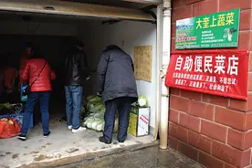 “矿老板”把无人售菜店开进小区 居民自觉投币图片