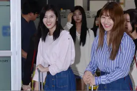 TWICE结束JYP日本行程返韩 青春亮丽展少女气息图片